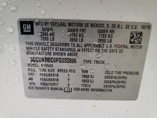 Photo 11 VIN: 3GCUKREC6FG530898 - CHEVROLET SILVERADO 