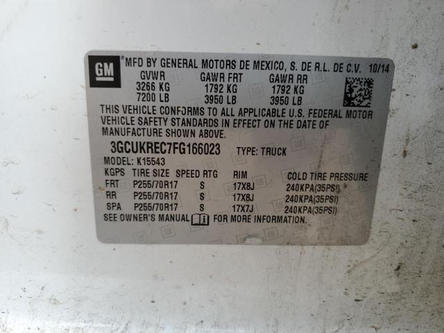 Photo 11 VIN: 3GCUKREC7FG166023 - CHEVROLET ALL MODELS 