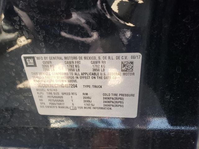 Photo 9 VIN: 3GCUKREC7HG497204 - CHEVROLET SILVERADO 