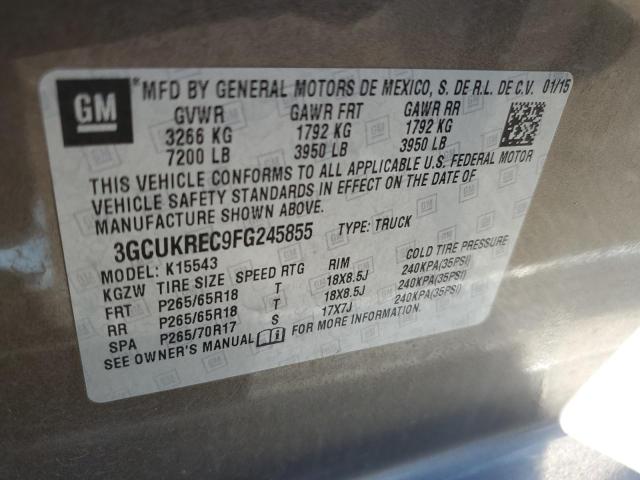 Photo 12 VIN: 3GCUKREC9FG245855 - CHEVROLET SILVERADO 