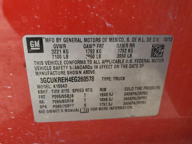 Photo 11 VIN: 3GCUKREH4EG260578 - CHEVROLET ALL MODELS 