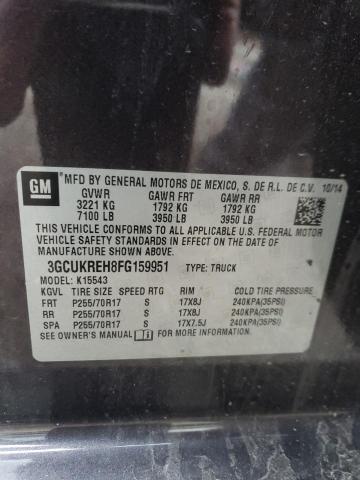 Photo 11 VIN: 3GCUKREH8FG159951 - CHEVROLET ALL MODELS 