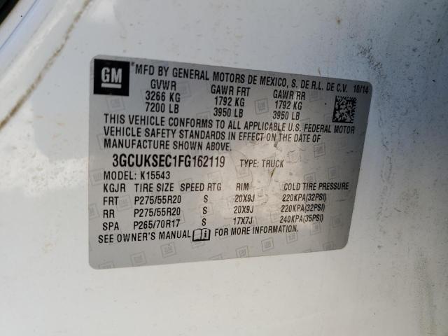 Photo 11 VIN: 3GCUKSEC1FG162119 - CHEVROLET ALL MODELS 