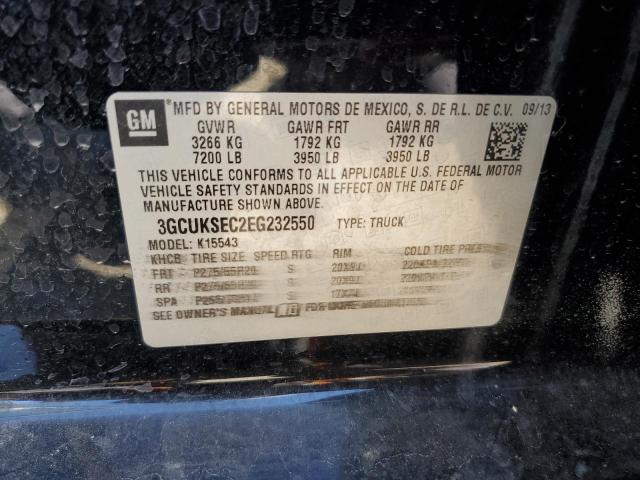 Photo 12 VIN: 3GCUKSEC2EG232550 - CHEVROLET SILVERADO 