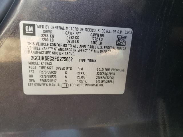 Photo 11 VIN: 3GCUKSEC3FG275652 - CHEVROLET ALL MODELS 