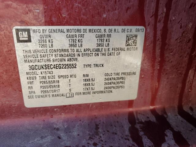 Photo 11 VIN: 3GCUKSEC4EG225552 - CHEVROLET SILVERADO 