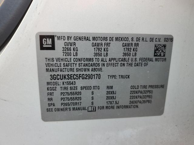 Photo 11 VIN: 3GCUKSEC5FG290170 - CHEVROLET SILVERADO 