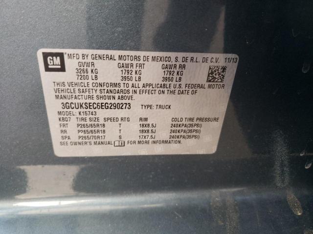 Photo 11 VIN: 3GCUKSEC6EG290273 - CHEVROLET SILVERADO 