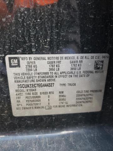 Photo 11 VIN: 3GCUKSEC7EG444327 - CHEVROLET SILVERADO 