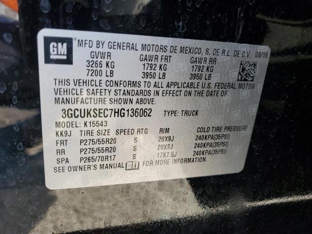 Photo 11 VIN: 3GCUKSEC7HG136062 - CHEVROLET ALL MODELS 