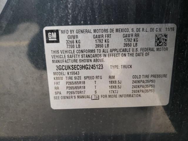 Photo 11 VIN: 3GCUKSEC9HG245123 - CHEVROLET SILVERADO 