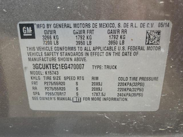 Photo 12 VIN: 3GCUKTEC1EG470007 - CHEVROLET SILVERADO 