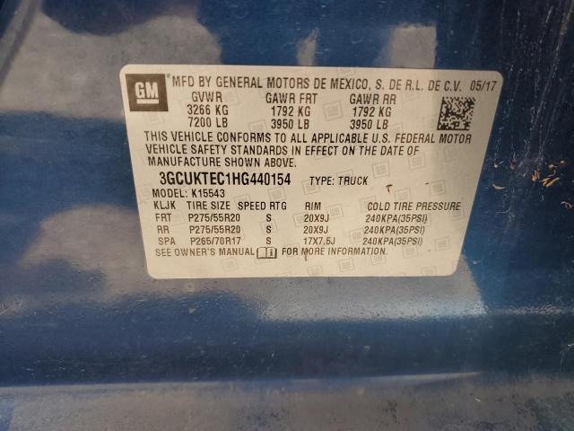 Photo 11 VIN: 3GCUKTEC1HG440154 - CHEVROLET 1500 