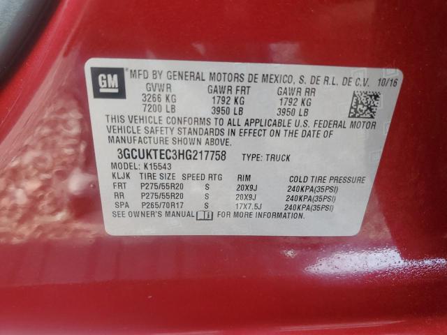 Photo 12 VIN: 3GCUKTEC3HG217758 - CHEVROLET SILVERADO 