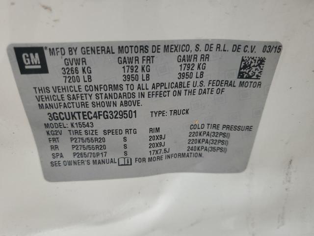 Photo 11 VIN: 3GCUKTEC4FG329501 - CHEVROLET ALL MODELS 