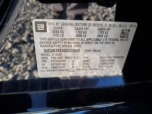 Photo 11 VIN: 3GCUKTEC6GG339643 - CHEVROLET SILVERADO 