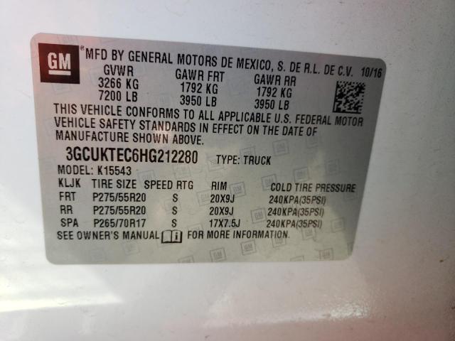 Photo 11 VIN: 3GCUKTEC6HG212280 - CHEVROLET SILVERADO 