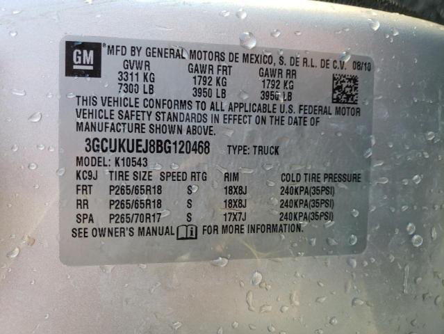 Photo 11 VIN: 3GCUKUEJ8BG120468 - CHEVROLET SILVERADO 