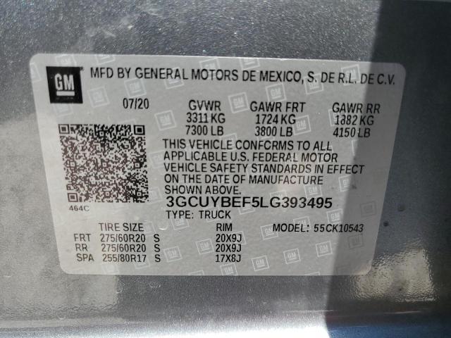 Photo 9 VIN: 3GCUYBEF5LG393495 - CHEVROLET SILVERADO 