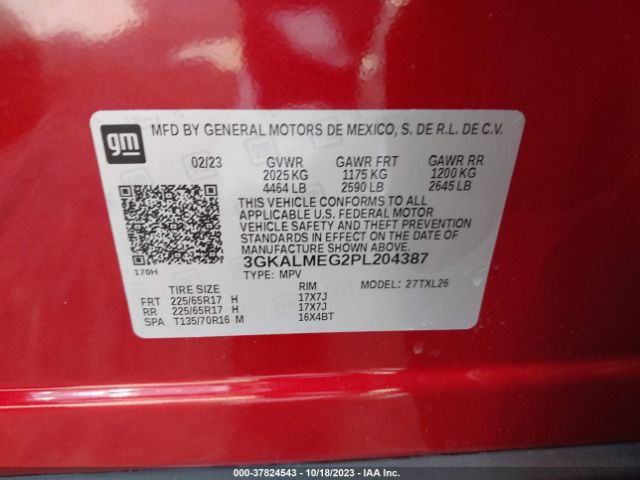 Photo 8 VIN: 3GKALMEG2PL204387 - GMC TERRAIN 