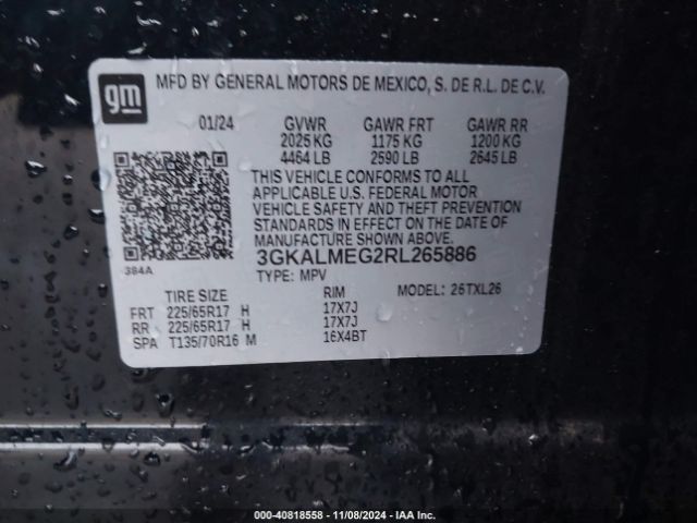 Photo 8 VIN: 3GKALMEG2RL265886 - GMC TERRAIN 