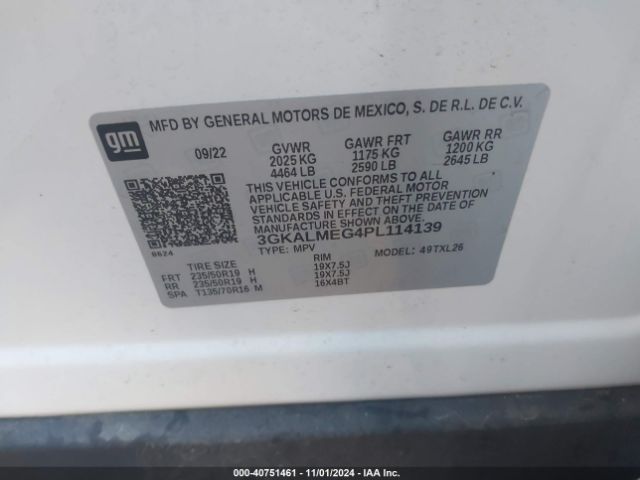 Photo 8 VIN: 3GKALMEG4PL114139 - GMC TERRAIN 