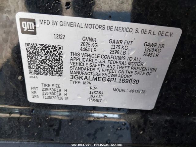 Photo 8 VIN: 3GKALMEG4PL169030 - GMC TERRAIN 