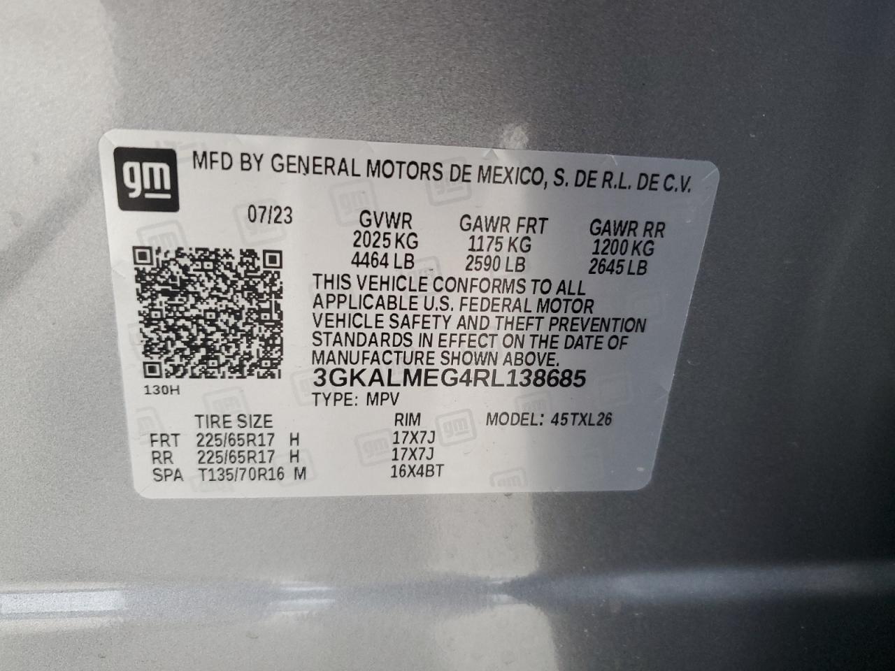 Photo 12 VIN: 3GKALMEG4RL138685 - GMC TERRAIN 