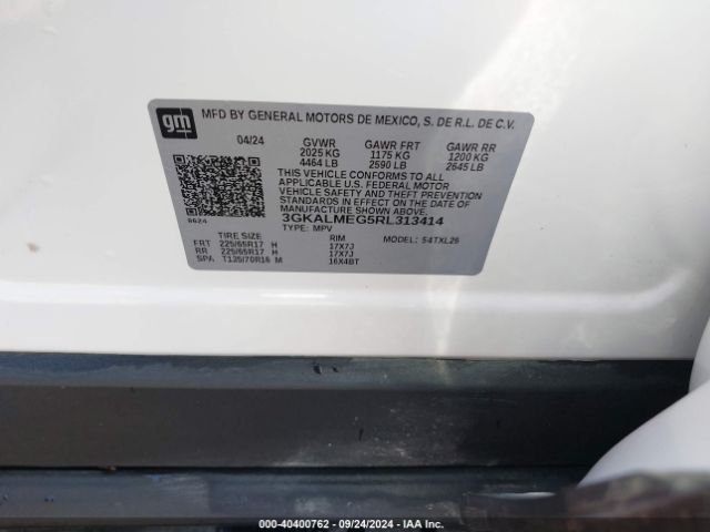 Photo 8 VIN: 3GKALMEG5RL313414 - GMC TERRAIN 