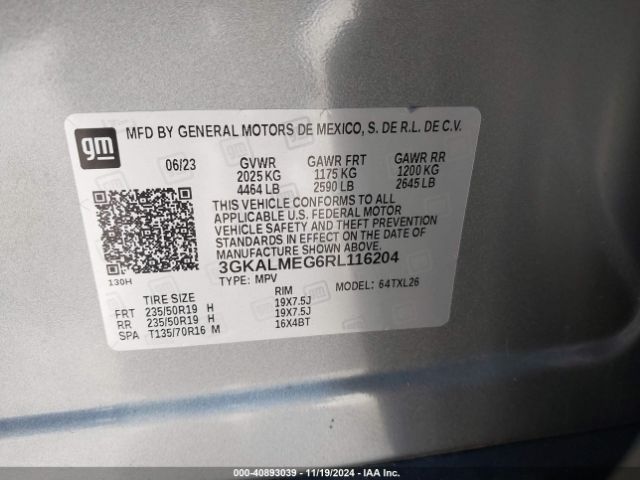 Photo 8 VIN: 3GKALMEG6RL116204 - GMC TERRAIN 