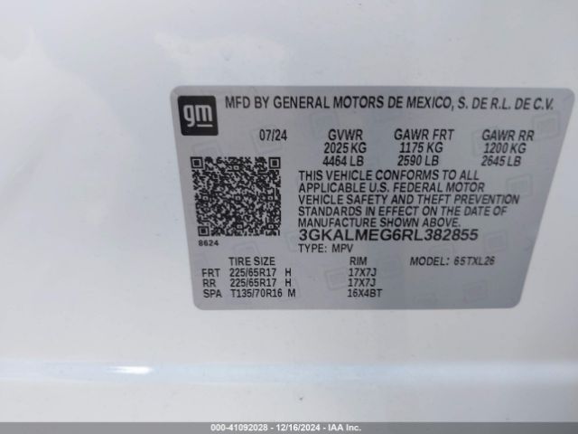 Photo 8 VIN: 3GKALMEG6RL382855 - GMC TERRAIN 