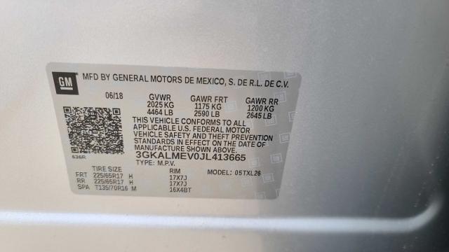 Photo 9 VIN: 3GKALMEV0JL413665 - GMC TERRAIN SL 