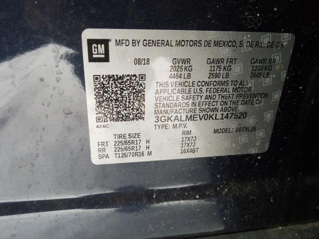 Photo 9 VIN: 3GKALMEV0KL147520 - GMC TERRAIN SL 