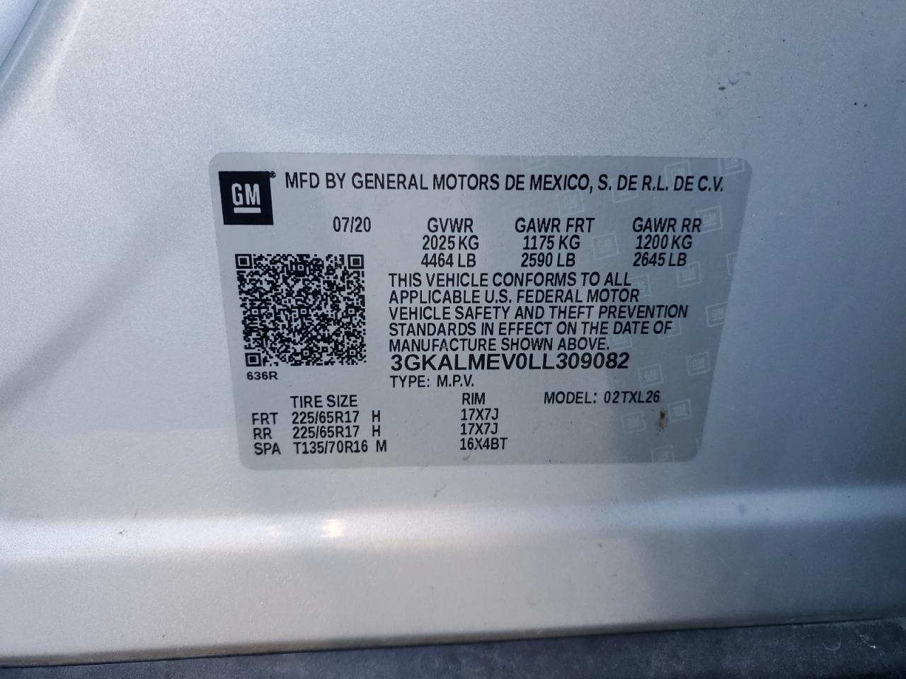 Photo 11 VIN: 3GKALMEV0LL309082 - GMC TERRAIN 