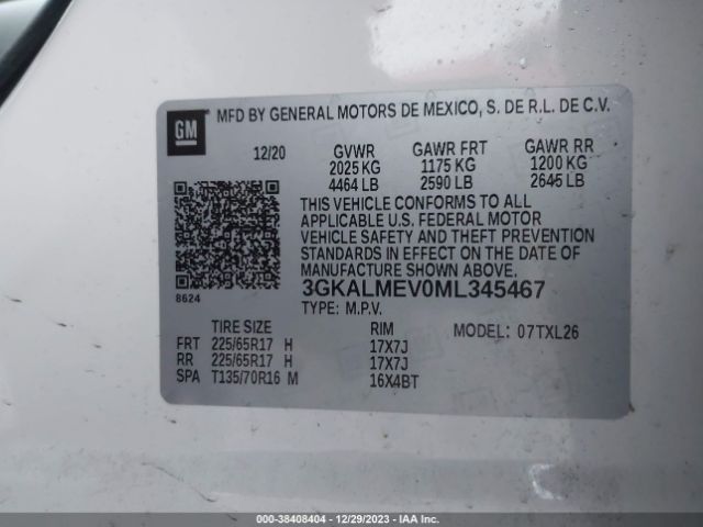 Photo 8 VIN: 3GKALMEV0ML345467 - GMC TERRAIN 