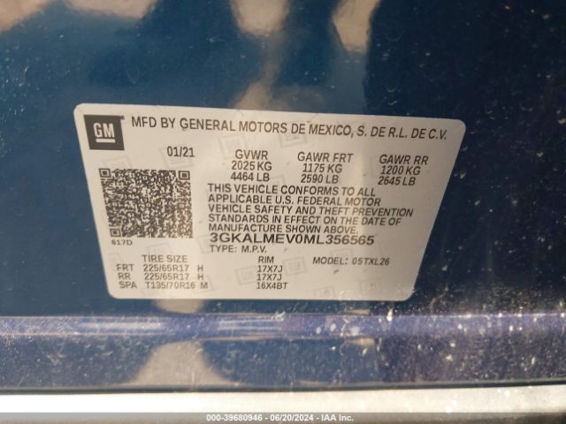 Photo 8 VIN: 3GKALMEV0ML356565 - GMC TERRAIN 