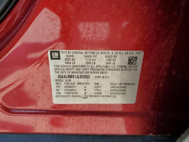 Photo 12 VIN: 3GKALMEV1JL260522 - GMC TERRAIN SL 