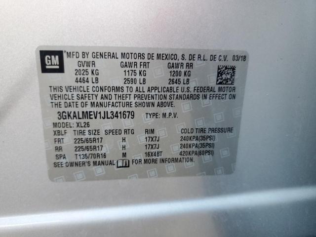 Photo 13 VIN: 3GKALMEV1JL341679 - GMC TERRAIN SL 