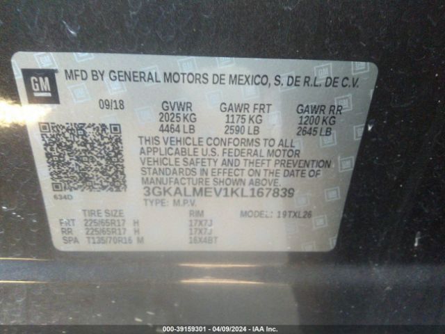 Photo 8 VIN: 3GKALMEV1KL167839 - GMC TERRAIN 