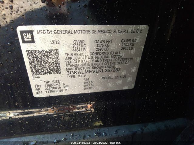 Photo 8 VIN: 3GKALMEV1KL257282 - GMC TERRAIN 