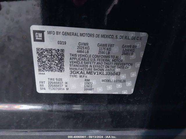 Photo 8 VIN: 3GKALMEV1KL335043 - GMC TERRAIN 