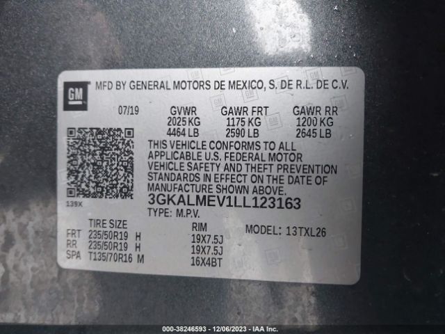 Photo 8 VIN: 3GKALMEV1LL123163 - GMC TERRAIN 