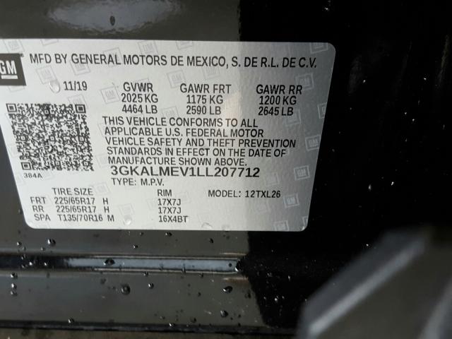 Photo 9 VIN: 3GKALMEV1LL207712 - GMC TERRAIN SL 