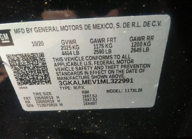 Photo 8 VIN: 3GKALMEV1ML322991 - GMC TERRAIN 