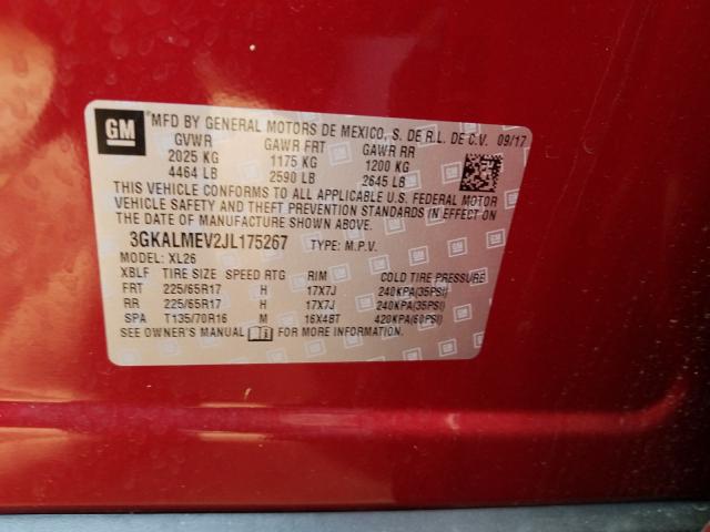 Photo 9 VIN: 3GKALMEV2JL175267 - GMC TERRAIN SL 