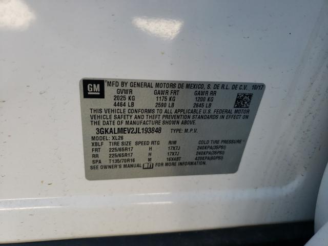 Photo 9 VIN: 3GKALMEV2JL193848 - GMC TERRAIN SL 