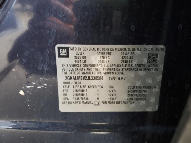 Photo 9 VIN: 3GKALMEV2JL339584 - GMC TERRAIN SL 