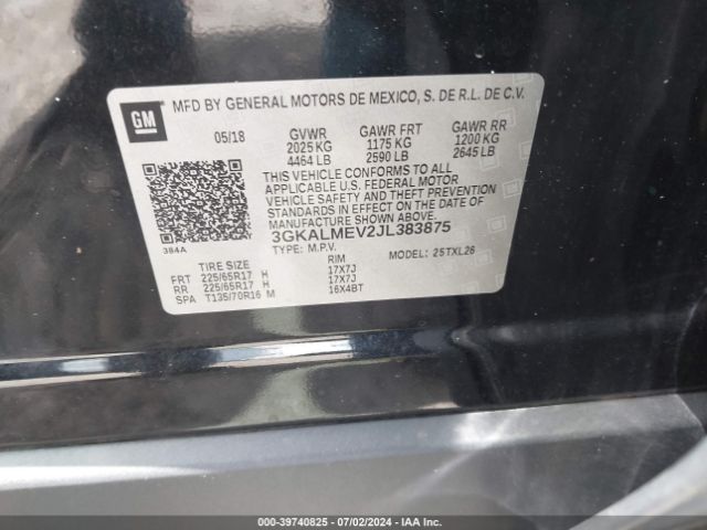 Photo 8 VIN: 3GKALMEV2JL383875 - GMC TERRAIN 