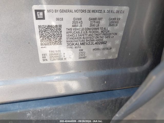 Photo 8 VIN: 3GKALMEV2JL402862 - GMC TERRAIN 