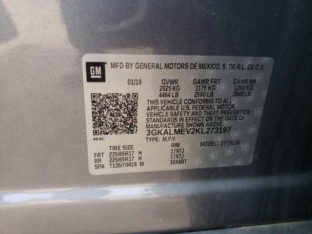 Photo 12 VIN: 3GKALMEV2KL273197 - GMC TERRAIN SL 